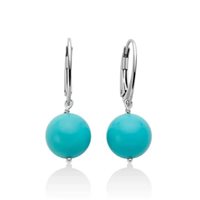 Orecchini Miluna Donna in Argento Turchese PER2821